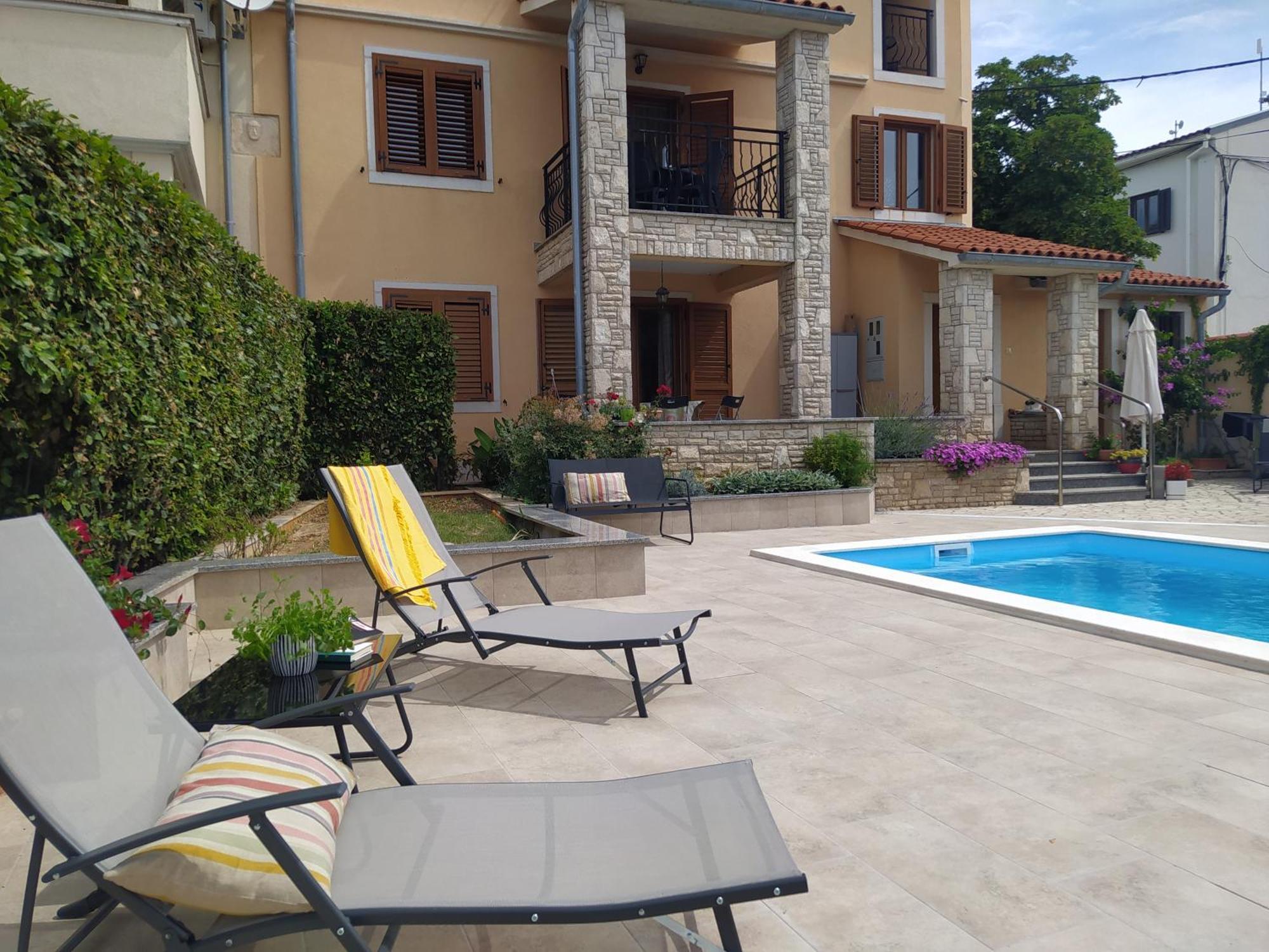 Villa Krasa Sea View Apartmants With Pool Лижнян Экстерьер фото