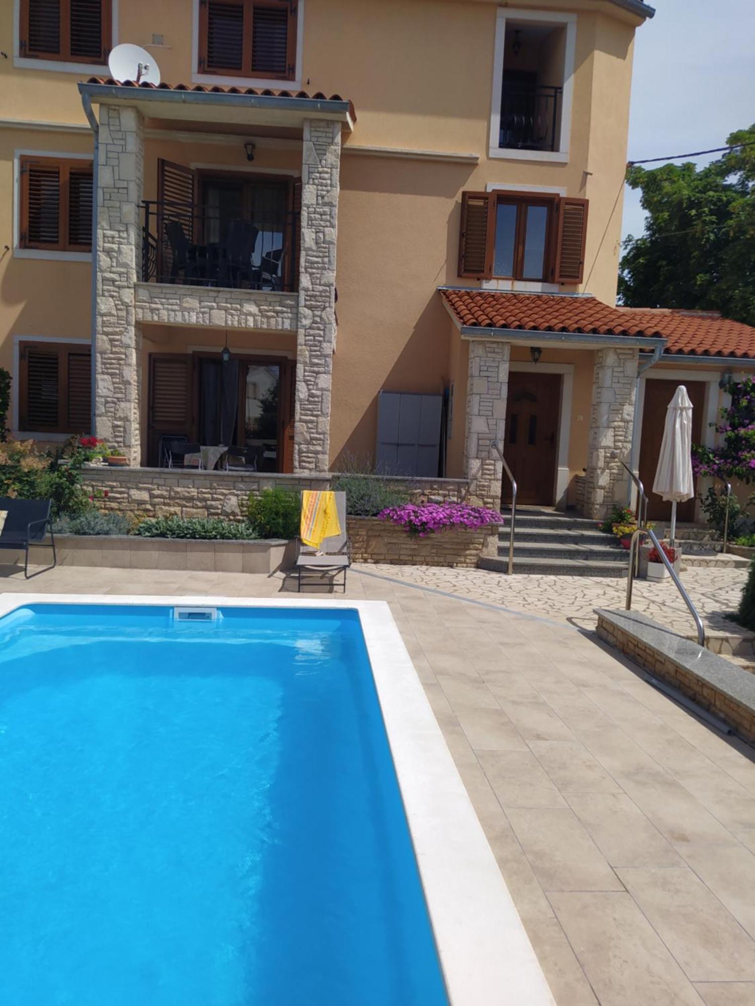 Villa Krasa Sea View Apartmants With Pool Лижнян Экстерьер фото